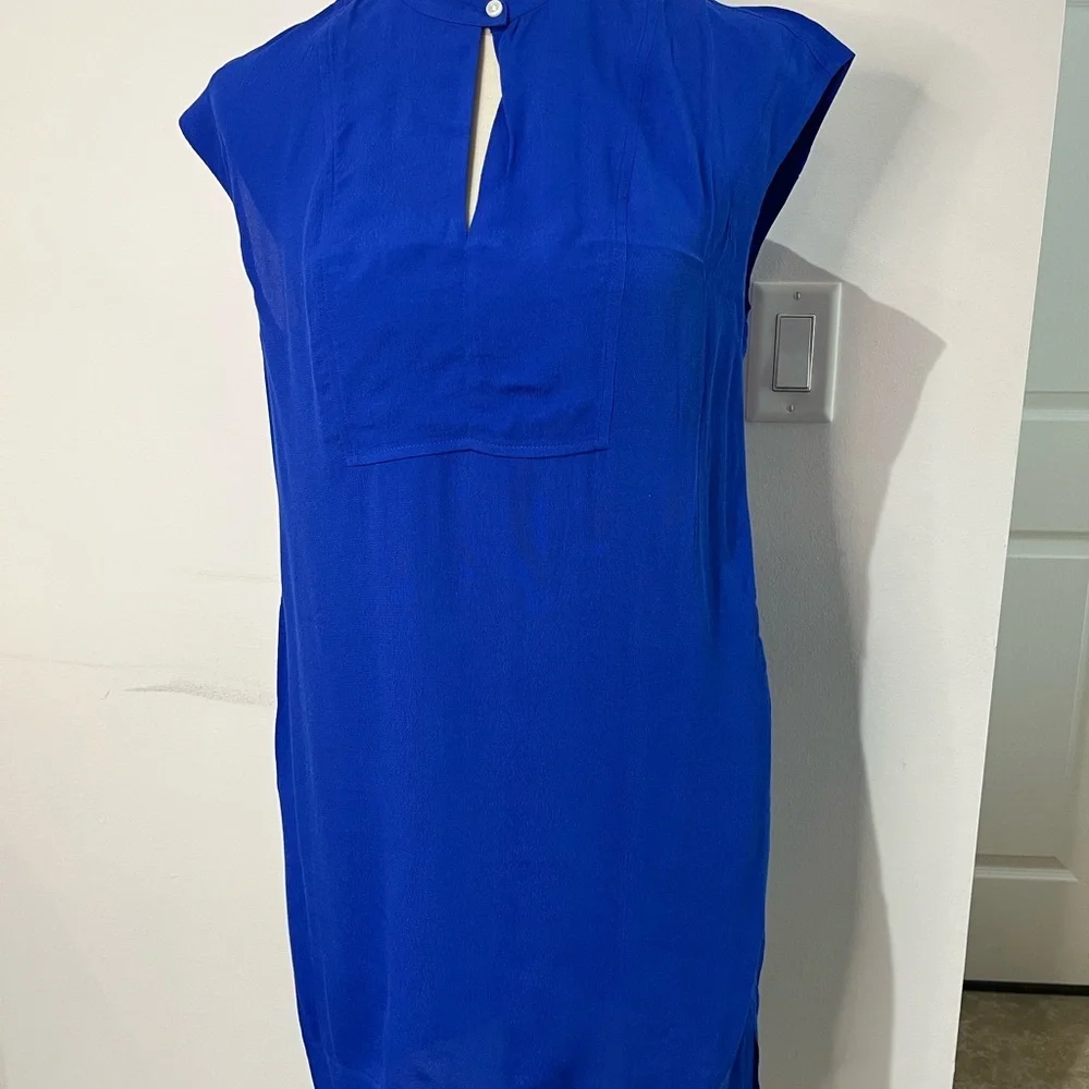 J.crew Bright Ocean Easy Tunic Dress